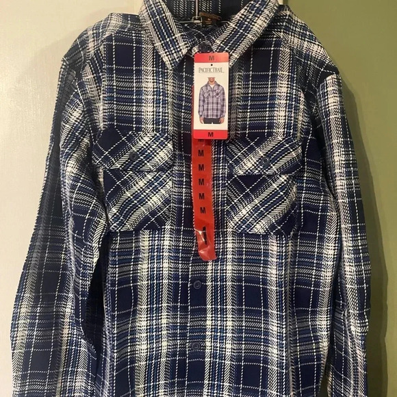 Pacific Trail, Long Sleeve Flannel Shirt Medium or X-Large - Picture 2 of 9